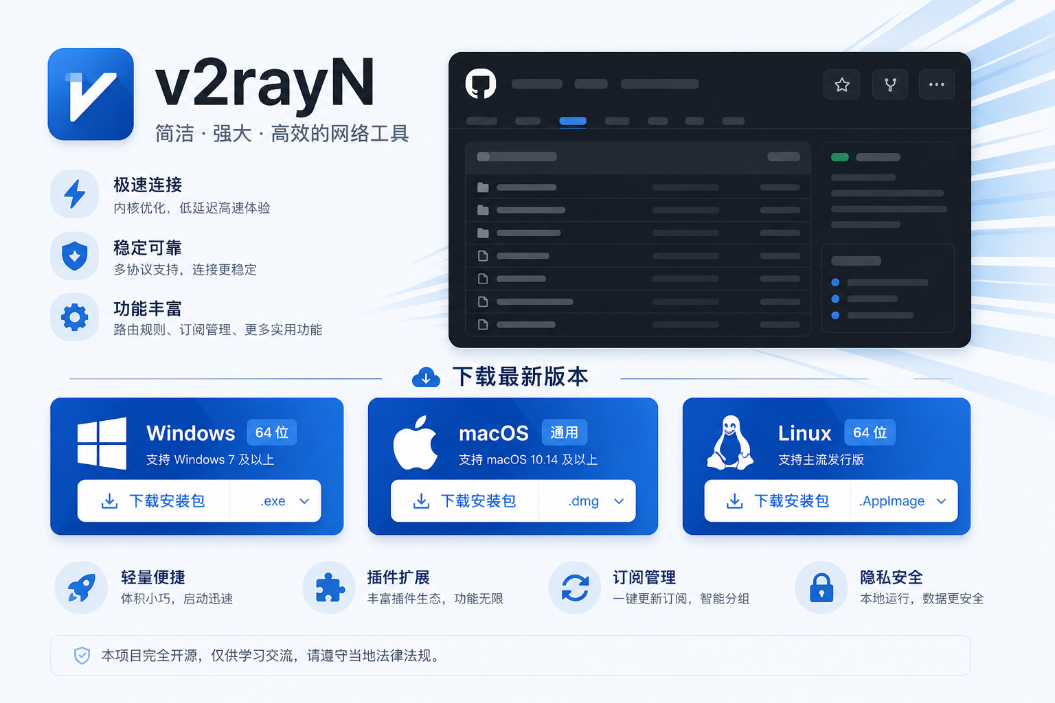 v2rayN 从下载到配置完整路径